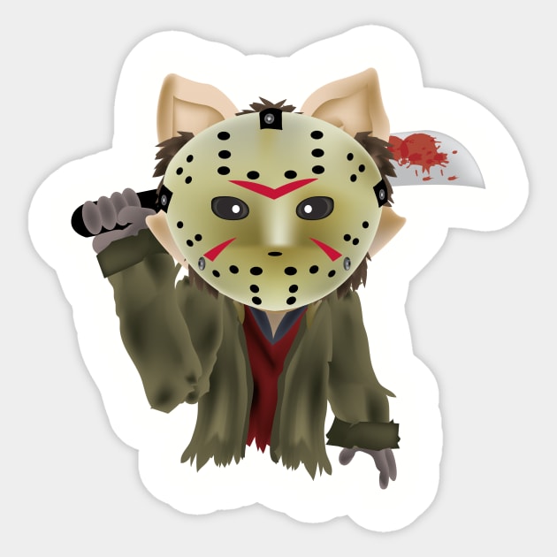 Jason Voorhees Sticker by sebstgelais